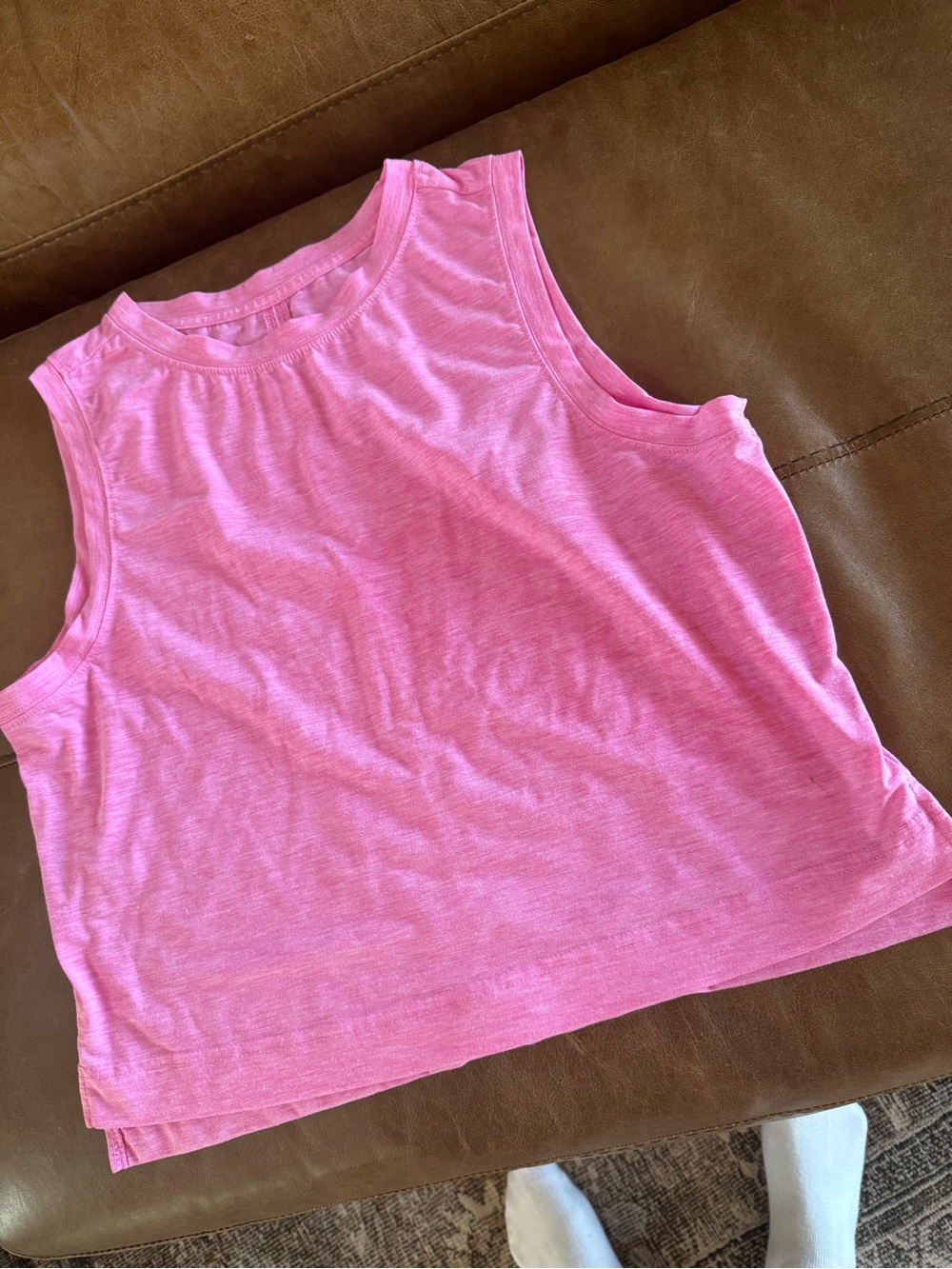 all in motion Pink Cropped Sleeveless Tank Top